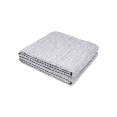 C&F Home Waffle Gray Twin 66" x 86" Throw Blanket