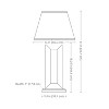 Sunnydaze 31" H Open Rectangle Slate Outdoor Table Lamp - 2 of 4
