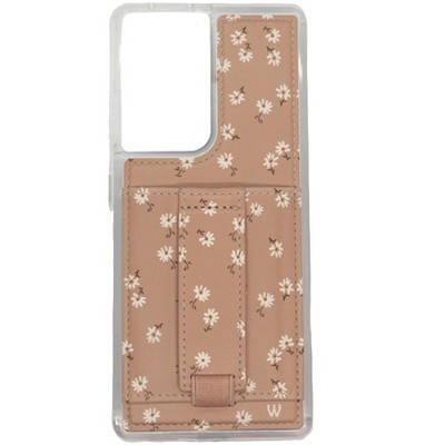 Walli Cases Falling for Floral Phone Case with Wallet and Finger Strap