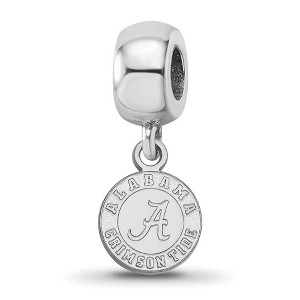 Black Bow Jewelry Sterling Silver Alabama Crimson Tide NCAA Bead Charm - 1 of 4