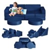 14 Piece Soft Modular Kids Play Couch for Boys and Girls - 3 of 4