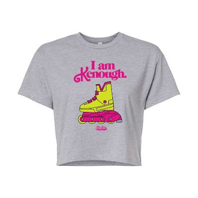 Women's - Barbie - I Am Kenough Rollerblades Cropped Graphic T-Shirt
