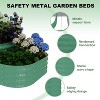 3-In-1 Modular Galvanized Raised Garden Bed Kit with Open Base, Outdoor Planter Box for Vegetables Herbs Flowers, Deep Root Growth - 4 of 4