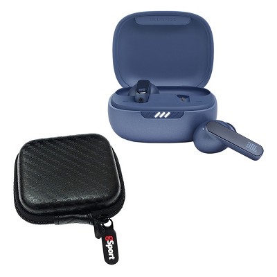 JBL Live Pro 2 True Wireless Noise Cancelling Earbud Bundle with gSport Case (Blue)