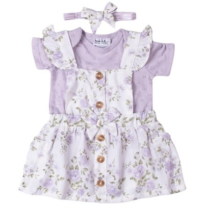 Nicole Miller Infant Girls 3-Piece Jumper Set