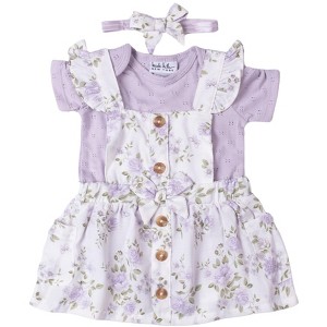 Nicole Miller Infant Girls 3-Piece Jumper Set - 1 of 1
