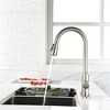 Munora Single Handle High Arc Pull Out Kitchen Faucet with Pull Down Sprayer, Stainless Steel - 4 of 4