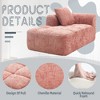 37.5'' Chenille Minimalist Loveseat Sofa with Sleeper and Ergonomic Deep Seat - 4 of 4