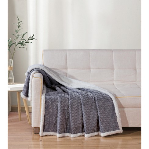 Noble House Super Comfy and Extra Cozy Microplush Gracey Throw Blanket (50  x 60) - Gracey