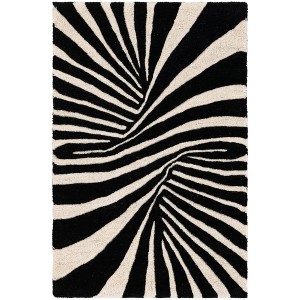 Unique Loom Vortex Wool Collection Area Rug - Whirl - 1 of 4