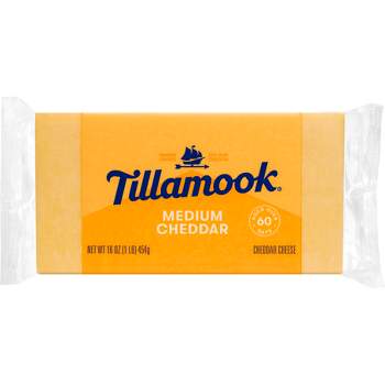 Tillamook Medium Cheddar Cheese Block - 16oz
