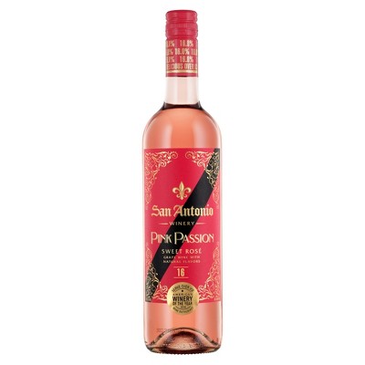 San Antonio Pink Passion Sweet Rose Wine - 750ml Bottle