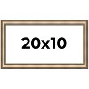 PosterPalooza | Panoramic Refined Silver Picture Frame - UV Acrylic, Foam Board Backing, Hanging Hardware - 2 of 4