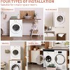 EUHOMY Compact Electric Dryer in White - 2 of 4