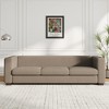 80" Modern 3-Seater Fabric Sofa with Plush & Stain-Resistant Upholstery - 2 of 4