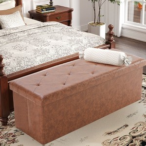 JIONJOY 43  Wide Rectangle Standard Ottoman with Storage - 1 of 4