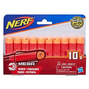 NERF N-Strike Mega Dart Refill Pack - 10ct - 1 of 3