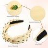 Unique Bargains Women's Non-slip Rhinestone Retro Knotted Wide Headband 5.24"x1.22" 1 Pc - 4 of 4