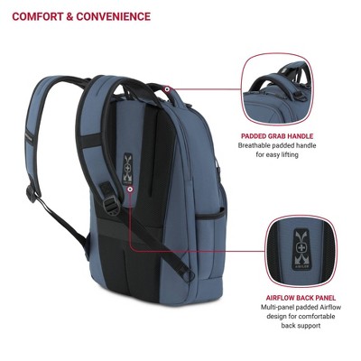 Рюкзаки SWISSGEAR Laptop 18.5" Backpack – Blue — фото 5