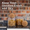 Maplefield Tinted Glass Jar with Cork Lid - Multipurpose Decorative Candy Jar for Kitchen, Pantry, and Bathroom Decor - 2 of 4