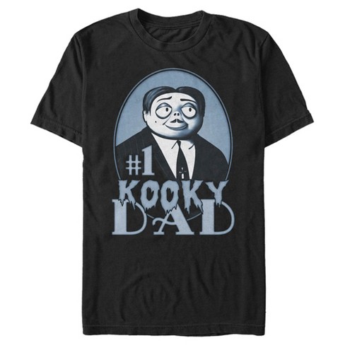 Men's The Addams Family #1 Kooky Dad Gomez Addams T-Shirt - Black - Small