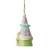 Jim Shore 4.5 Inch Coastal Gnome With Sandcastle Ornaments Floatie Sunglasses Tree Ornaments - 2 of 3