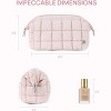 Generic Telena Puffer Makeup Bags for Women Nylon Puffy Padded Make Up Bags for Women Makeup Organizer Case - 2 of 4