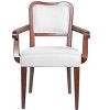 Set of 2 Dining Chairs Velvet Upholstered Dinner Chairs Classic Armchairs Armless Chairs with Padded Seat - Modernluxe - 4 of 4