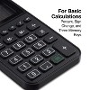 TRU RED Staples 8-Digit Solar and Battery Basic Pocket Calculator Black (ST130-CC) - 3 of 4
