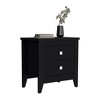 NicBex Nightstand with 2 Drawers,Different Sizes Bedside Table with Sturdy Wooden Frame,Modern Side Table for Bedroom,Living Room - 4 of 4