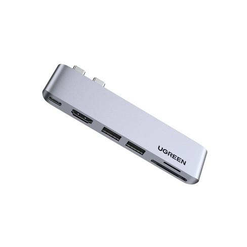 Monoprice Usb-c To Hdmi And Usb-c (f) Dual Port Adapter, Compatible With  Usb-c Equipped Laptops, Such As The Apple Macbook And Google Chromebook :  Target