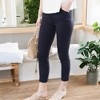 Amaryllis Women's High-Waisted Skinny Pants Stretch Fit Pull On Design - 3 of 4