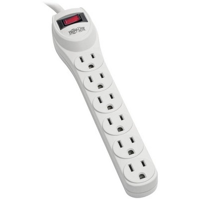 Tripp Lite Surge Protector Power Strip 120V 6 Outlet 2' Cord 180 Joule - 6 x NEMA 5-15R - 1800 VA - 180 J - 120 V AC Input - 120 V AC Output