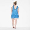 Women's Smocked Drop-Waist Mini A-Line Dress - Wild Fable™ - 3 of 3