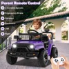 Costway 12V Kids Ride on Truck Car Battery Powered Electric Vehicle with Remote Control White/Purple/Red/Blue/Black/Pink - 2 of 4