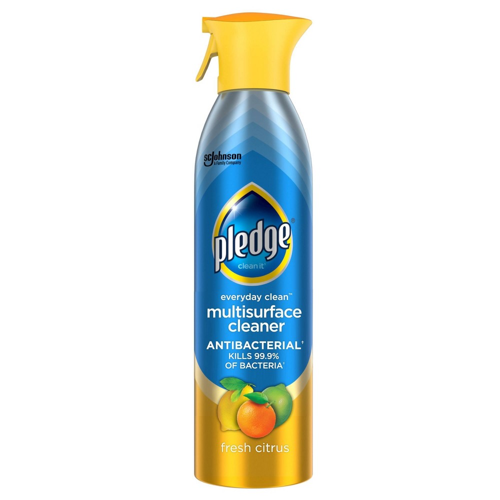 Pledge Multi-Surface Antibacterial Cleaning Spray - Fresh Citrus - 9.7oz