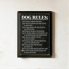 Slickblue Rustic Dog Lover Wall Decor – 10 Funny Dog Rules Sign – Pet Humor Wooden Accent – 9x12 inches, Color Options - 2 of 3
