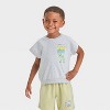 Toddler Boys' 2pc Disney Toy Story Short Sleeve T-Shirt and Shorts Set - Gray - 3 of 4