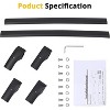 Roof Rack Cross Bars, Roof Bars Compatible with 2015-2022 Jeep Renegade Crossbars for Rooftop Cargo Carrier, Luggage, Kayak, Bike, Snowboard - 3 of 4