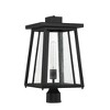 Savoy House Denver 1 - Light Post Light in  Matte Black - 4 of 4
