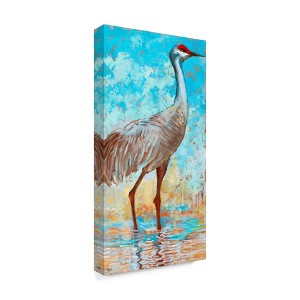 Trademark Fine Art -Cecile Broz 'Sandhill Cranes Ii' Canvas Art - 1 of 3