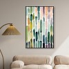 Art Remedy Greenery Raindrops Green Abstract Wall Art Framed - 2 of 4