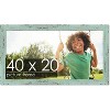 PosterPalooza | Panoramic Shabby Chic Green Picture Frame - UV Acrylic, Foam Board Backing, Hanging Hardware - 2 of 4