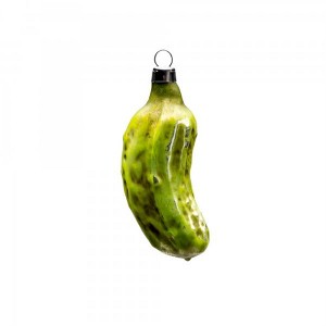 Marolin Manufaktur "Little Pickle" Glass Christmas Tree Ornament - 1 of 2