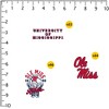 University Of Mississippi Basketball Sports Miscellaneous 100Ct. Sticker Pack - 2 of 4