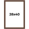 PosterPalooza | Traditional Brown Picture Frame - UV Acrylic, Foam Board Backing, Hanging Hardware - 2 of 4