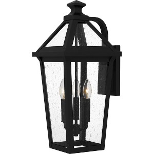 Boulevard 1-Light Matte Black Outdoor Wall Lantern - 1 of 4