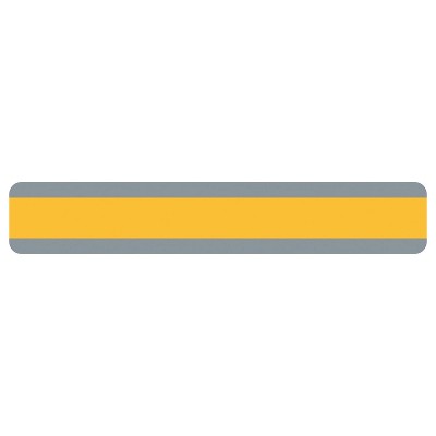 Goldenrod Plastic Double Wide Sentence Strip Reading Guide Set