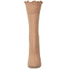 Memoi Women's Ruffle Pointelle Crew Socks - 2 of 3