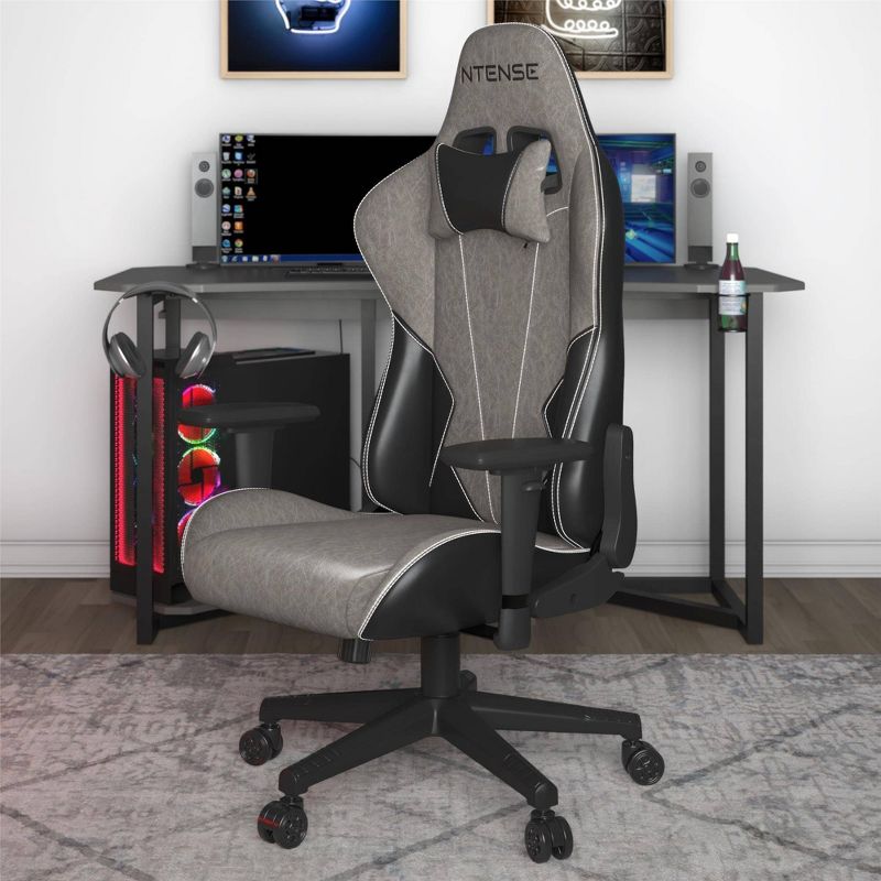 NTENSE Quantum Gaming and Office Chair PU Leather Black, 2 of 16